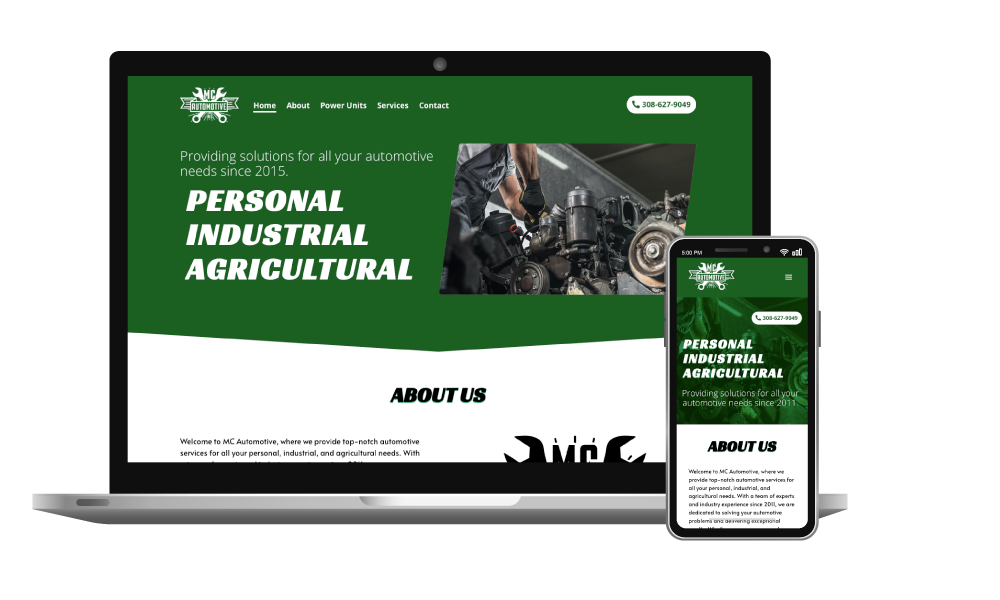 MC Automotive, Inc. – Website Launch